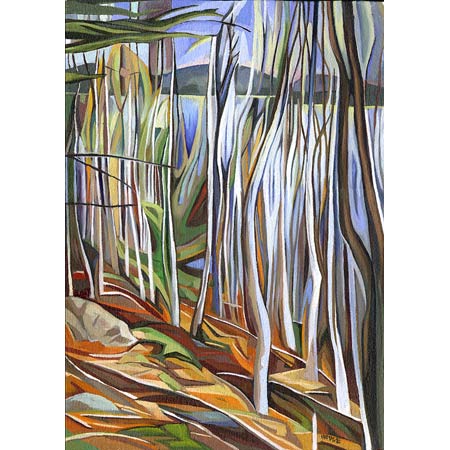 Birches   |   oil/panel, 12x10in, 1998
