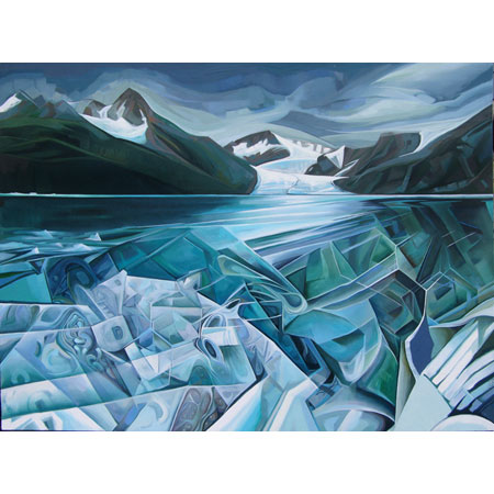 Ice   |   oil/canvas, 30x40in, 2014 (sold)
