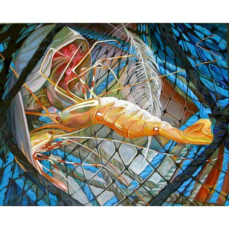 Shrimp Net   |   oil/canvas, 24x30in, 2013