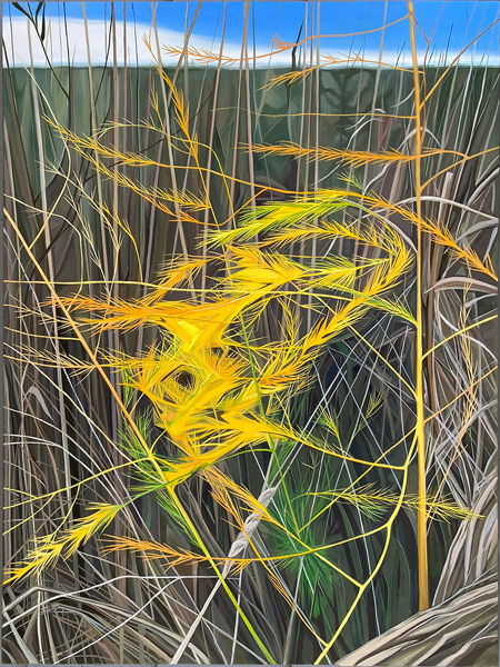 Racing Yellow       |       Oil/Canvas, 40x30in, 2024